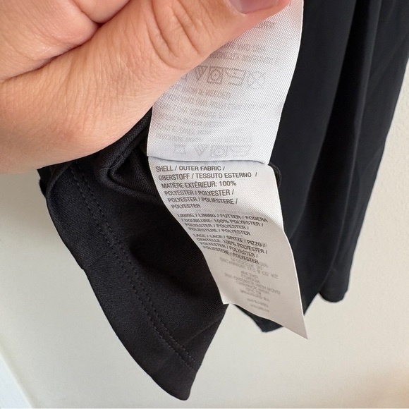 All Worthy by Hunter McGrady Size 4 Black Chiffon Dress w/ Lace Insets, NWOT - Picture 8 of 9